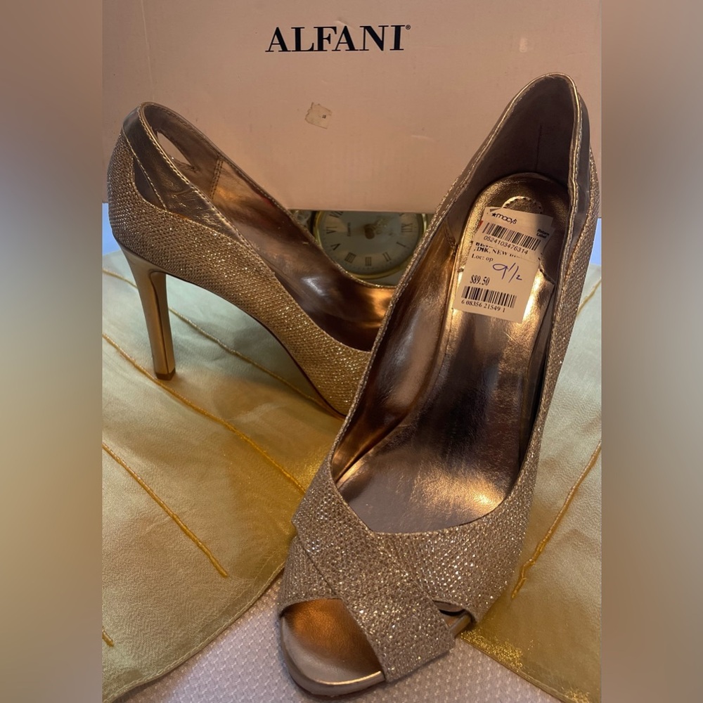 NEW Alfani Lyrra Evening Pump